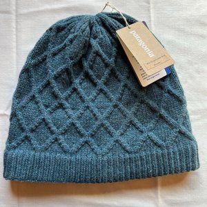 Patagonia Honeycomb Beanie Abalone Blue New With Tags